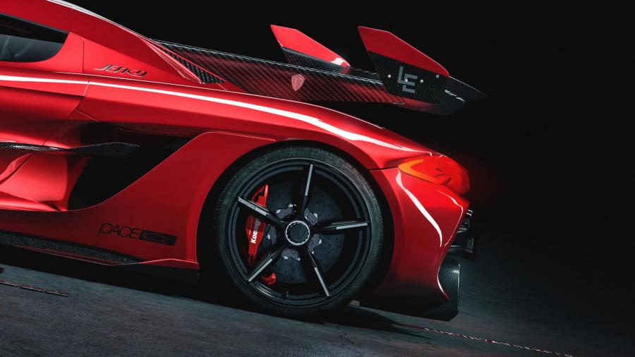 Детали экстерьера Koenigsegg Jesko Red Cherry Edition 2019 года  (фото 4 из 13)